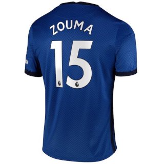 Maglia Chelsea NO.15 Zouma Home 2020 2021 Blu