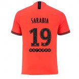 Maglia Paris Saint Germain NO.19 Sarabia Away 2019 2020 Arancione