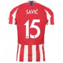 Thailandia Maglia Atletico Madrid NO.15 Savic 2019 2020 Rosso Thailandia Maglia Atletico Madrid NO.15 Savic 2019 2020 Rosso
