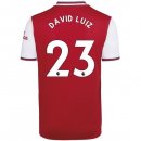 Maglia Arsenal NO.23 David Luiz Home 2019 2020 Rosso Maglia Arsenal NO.23 David Luiz Home 2019 2020 Rosso