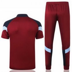 Polo Manchester City Set Completo 2020 2021 Borgogna