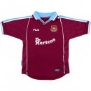 Thailandia Maglia West Ham United FILA Replica Home Retro 1999 2000 Rosso