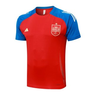 Maglia Formazione Spagna 2024 2025 Rosso Blu
