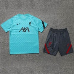 Formazione Liverpool Set Completo 2020 2021 Verde Grigio