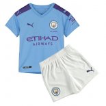 Maglia Manchester City Home Bambino 2019 2020 Blu Luce