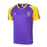 Maglia Formazione Real Madrid 2024 2025 Porpora Giallo