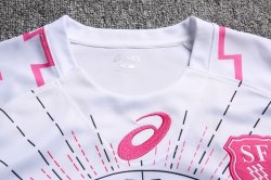 Thailandia Maglia Stade Français Paris Away 2017 2018 Bianco Thailandia Maglia Stade Français Paris Away 2017 2018 Bianco