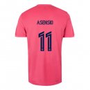 Maglia Real Madrid Away NO.11 Asensio 2020 2021 Rosa Maglia Real Madrid Away NO.11 Asensio 2020 2021 Rosa
