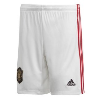 Pantaloni Manchester United Home 2019 2020 Bianco