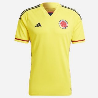Tailandia Maglia Columbia Home 2022 2023 Giallo