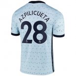 Maglia Chelsea NO.28 Azpilicueta Away 2020 2021 Blu