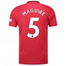 Maglia Manchester United NO.5 Maguire Home 2019 2020 Rosso Maglia Manchester United NO.5 Maguire Home 2019 2020 Rosso