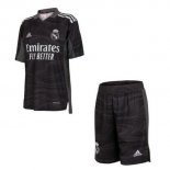 Maglia Real Madrid Portiere Bambino 2021 2022 Nero