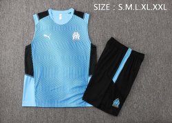 Maglia Marseille Senza Maniche 2022 Blu Maglia Marseille Senza Maniche 2022 Blu