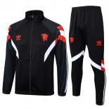 Giacca Manchester United 2024 2025 Nero Bianco 2