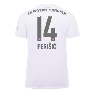 Maglia Bayern Munich NO.14 Perisic Away 2019 2020 Bianco