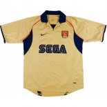 Thailandia Maglia Arsenal Replica Away Retro 2001 2002 Giallo Thailandia Maglia Arsenal Replica Away Retro 2001 2002 Giallo