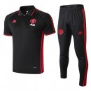 Polo Set Completo Manchester United 2019 2020 Nero Rosso