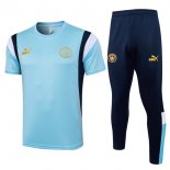 Maglia Manchester City Set Completo 2024 2025 Blu
