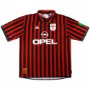 Thailandia Maglia AC Milan Replica Home Retro 1999 2000 Rosso