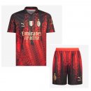 Maglia AC Milan 4th Bambino 2022 2023 Rosso Maglia AC Milan 4th Bambino 2022 2023 Rosso