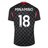 Maglia Liverpool NO.18 Minamino Terza 2020 2021 Nero