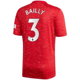 Maglia Manchester United NO.3 Bailly Home 2020 2021 Rosso