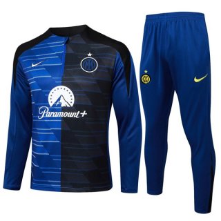 Felpa Allenamento Inter Milan 2024 2025 Blu