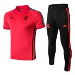 Polo Set Completo Real Madrid 2019 2020 Rosso Nero Polo Set Completo Real Madrid 2019 2020 Rosso Nero