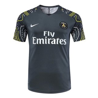 Maglia di Formazione Paris Saint Germain 2019 2020 Nero Giallo
