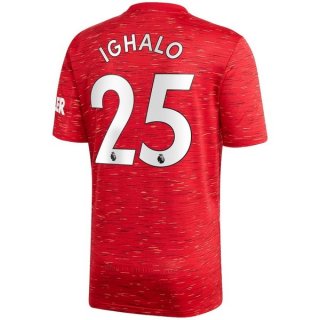 Maglia Manchester United NO.25 Ighalo Home 2020 2021 Rosso