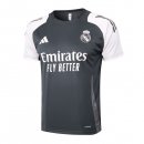 Maglia Formazione Real Madrid 2024 2025 Grigio Maglia Formazione Real Madrid 2024 2025 Grigio