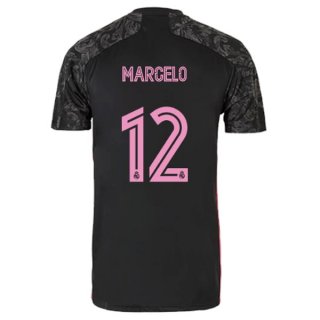 Maglia Real Madrid Terza NO.12 Marcelo 2020 2021 Nero