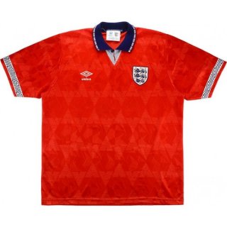 Thailandia Maglia Inghilterra Replica Away Retro 1990 Rosso