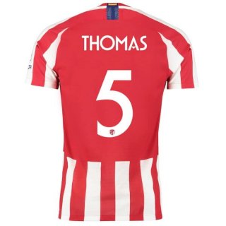 Thailandia Maglia Atletico Madrid NO.5 Thomas Home 2019 2020 Rosso