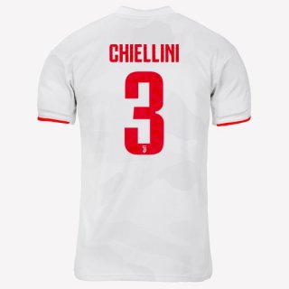 Maglia Juventus NO.3 Chiellini Away 2019 2020 Grigio Bianco