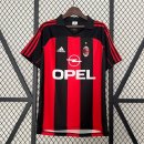 Thailandia Maglia AC Milan Home Retro 2000 2002 Thailandia Maglia AC Milan Home Retro 2000 2002