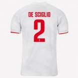 Maglia Juventus NO.2 De Sciglio Away 2019 2020 Grigio Bianco