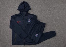 Felpa Cappuccio Paris Saint Germain 2021 2022 Blu Navy