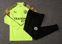 Felpa Bambino Manchester City 2019 2020 Verde Fluorescente Nero Felpa Bambino Manchester City 2019 2020 Verde Fluorescente Nero