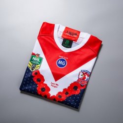 Thailandia Maglia Sydney Roosters Anzac 2018 Blu Thailandia Maglia Sydney Roosters Anzac 2018 Blu