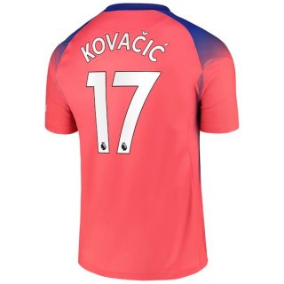 Maglia Chelsea NO.17 Kovacic Terza 2020 2021 Arancione