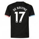 Maglia Manchester City NO.17 De Bruyne Away 2019 2020 Nero Maglia Manchester City NO.17 De Bruyne Away 2019 2020 Nero