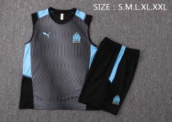 Maglia Marseille Senza Maniche Set Completo 2021 2022