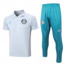 Polo Palmeiras Set Completo 2023 2024 Bianco Blu