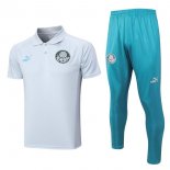 Polo Palmeiras Set Completo 2023 2024 Bianco Blu Polo Palmeiras Set Completo 2023 2024 Bianco Blu