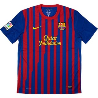 Thailandia Maglia Barcellona Replica Home Retro 2011 2012 Blu Rosso