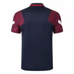 Polo Paris Saint Germain 2020 2021 Blu Navy Rosso Polo Paris Saint Germain 2020 2021 Blu Navy Rosso