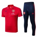 Polo Set Completo Arsenal 2019 2020 Rosso Blu Polo Set Completo Arsenal 2019 2020 Rosso Blu