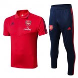 Polo Set Completo Arsenal 2019 2020 Rosso Blu Polo Set Completo Arsenal 2019 2020 Rosso Blu